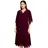 Vera Mont Chiffonstola mit Volant in Strong Aubergine | Gr.: L