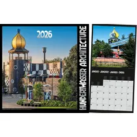 Wörner Verlag Hundertwasser Broschürenkalender Architektur 2026