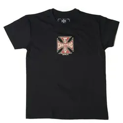 West Coast Choppers Motorcycle Co., Kurzarmshirt schwarz, M