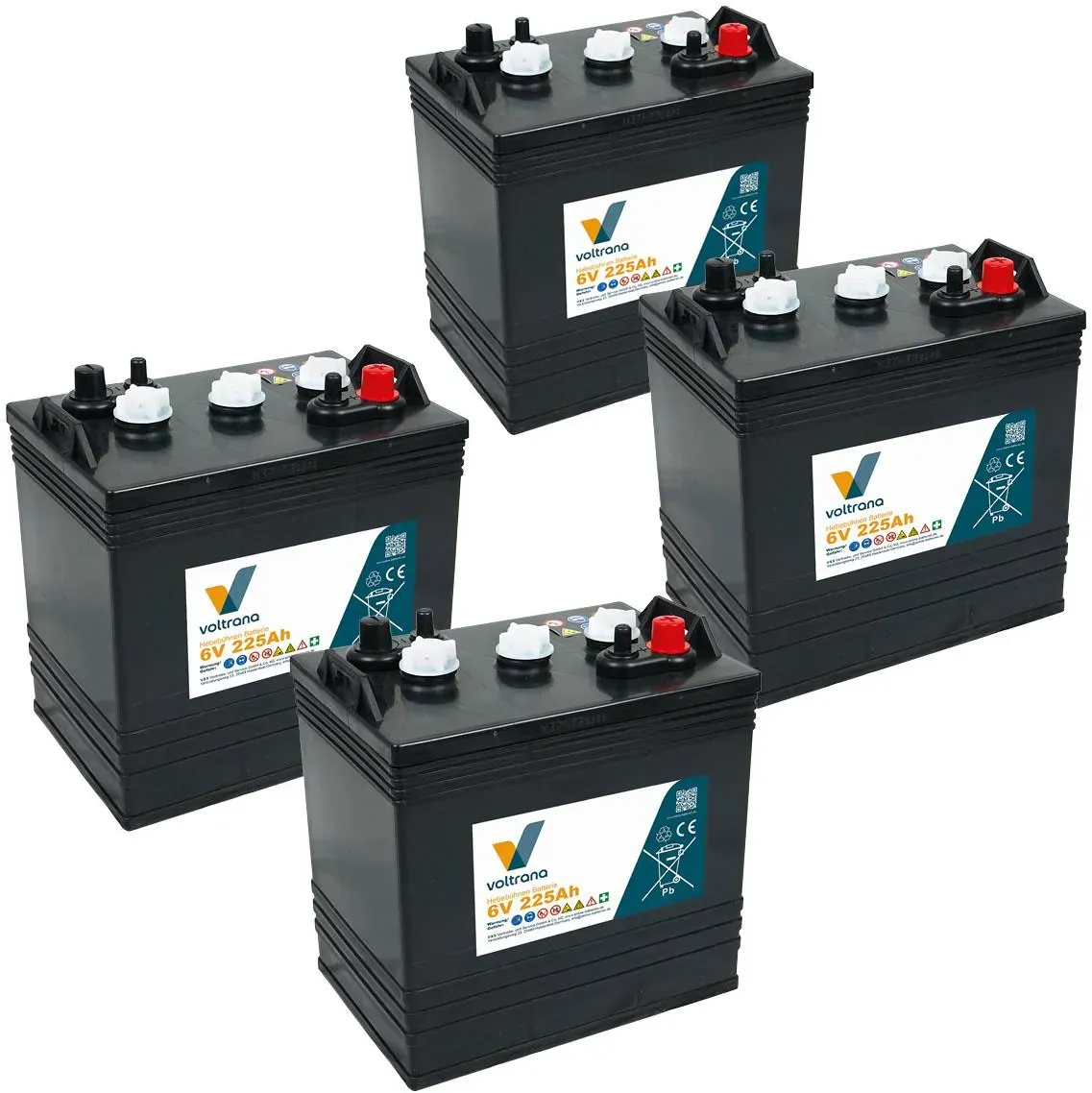 Batterie für Hebebühnen passend für JLG 2030ES 24V 4 x 6V 225Ah – Voltrana Ersatzakku