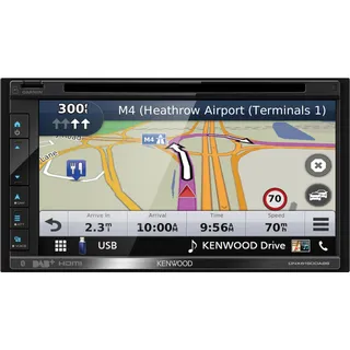 Kenwood DNX5190DABS 2-DIN Moniceiver mit DAB+ und Touchscreen