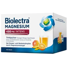 Biolectra Magnesium 486 mg intens Trinkpulver Orange-Mango