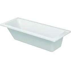 Duravit Badewanne D-Code 700099000000000 Einbauversion, zentraler Ablauf, weiss