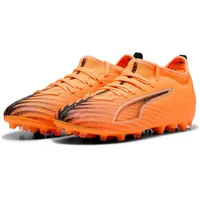 Puma Ultra 6 Match MG Kinder heat fire/puma black/glowing red 38