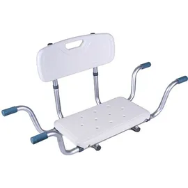 Antar Badewannensitz mit Rückenlehne verstellbar 78-83 cm weiß