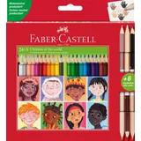 Faber-Castell Buntstifte Set 27 St. Beige/Mehrfarbig