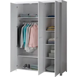 Vipack Kinderkleiderschrank Erik 144 x 205,5 x 57,5 cm MDF weiß lackiert