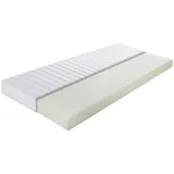 Breckle Kaltschaummatratze Allround, Weiß, Textil, Füllung: Polyester, 90x200 cm, Lga, Oeko-Tex® Standard 100, Bezug abnehmbar/waschbar, Ober- und Unterseite versteppt, für Hausstauballergiker geeignet, wendbar, atmungsaktiv, schadstoffgeprüft, Schlafzimmer, Matratzen Shop, Matratzen, Kaltschaummatratzen