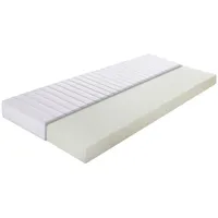 Breckle Kaltschaummatratze Allround, Weiß, Textil, Füllung: Polyester, 90x200 cm, Lga, Oeko-Tex® Standard 100, Bezug abnehmbar/waschbar, Ober- und Unterseite versteppt, für Hausstauballergiker geeignet, wendbar, atmungsaktiv, schadstoffgeprüft, Schlafzimmer, Matratzen Shop, Matratzen, Kaltschaummatratzen