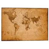 reinders Decopanel (Weltkarte Antik Optik, B x H: 140 x 100 cm)