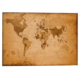reinders Decopanel (Weltkarte Antik Optik, B x H: 140 x 100 cm)