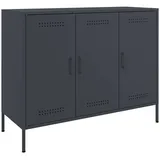 vidaXL Sideboard Anthrazit 100,5x39x79 cm Stahl