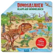 Trötsch Verlag TRÖTSCH - Wimmelbuch Dinosaurier Klapp-auf-Wimmelbuch| Ab 3 Jahren: