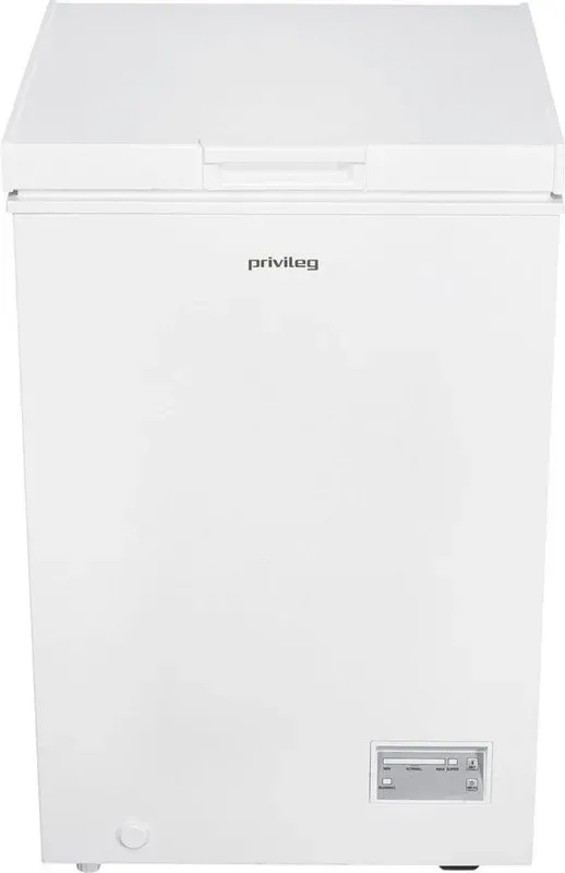 Privileg PRCF 984 E Gefrierschrank / Nettokapazität 98 Liter / Super-Gefrierfunktion / Optischer Temperaturalarm / Höhenverstellbare Vorderfüße / Elektronische Steuerung, Weiß [Energieeffizienzklasse E]