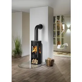 Justus Mino Trios 2.0 Stahl schwarz / Abdeckplatte Glas