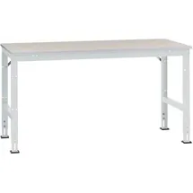 Manuflex Tischplatte Kunststoff 2000x800 Lichtgrau