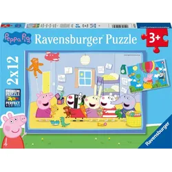 Ravensburger  5574 Puzzle Peppas Abenteuer 2 X 12 Teile 5574