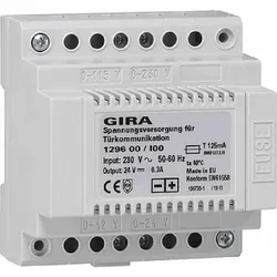 Gira Lade-Netzteil, Video, 24V, DC, Bus-System, IP20, 129600