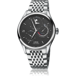 Oris Culture Artelier Kaliber 112 GMT 01 112 7726 4055-Set 8 23 79 - anthrazit,silber - 43mm
