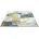 Teppich Rantum SA-028 bunt grau multi B 240cm H 3mm L 340cm Polypropylen Teppiche Teppich Flachgewebe modernes Design Motiv Sylt In und Outdoor geeignet