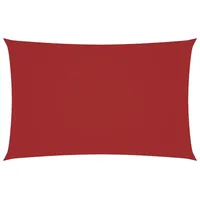 VidaXL Sonnensegel Oxford-Gewebe Rechteckig 2x4,5 m Rot