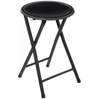 Atmosphera Klapphocker schwarz - 5five
