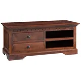 MASSIVMOEBEL24.DE Oxford TV-Board 115x48x50 cm Braun Holz, Massivholz