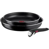 Tefal Ingenio Easy Cook & Clean 3-tlg. Set L1539143 - Schwarz