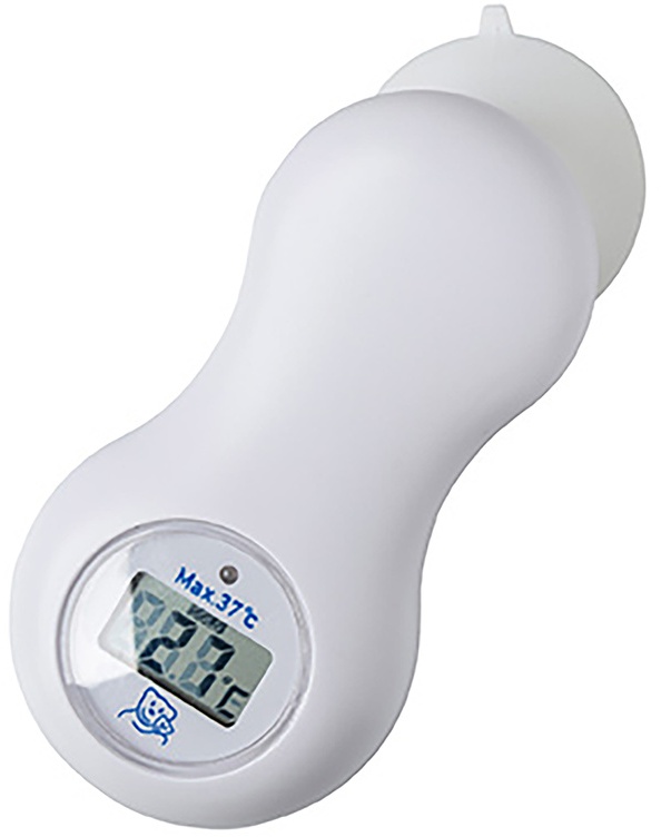 Badethermometer Digital Mit Saugnapf (12,5Cm) In Weiß