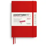 leuchtturm1917 gmbh, am spakenberg 45, 21502 geesthacht, kontakt@leuchtturm1917.com Wochenplaner Medium A5 Cherry 2027