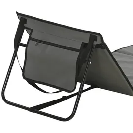 Outsunny Sonnenliege 142 x 51 x 40 cm Grau