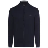 GANT Strickjacke aus Baumwoll-Piqué - blau | XL