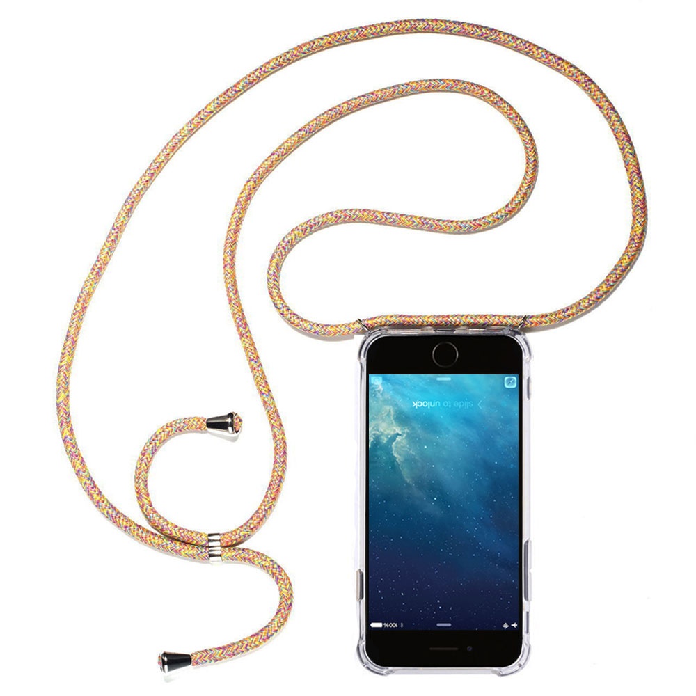 Preisvergleich Produktbild Hülle mit bunten Band / Kette für iPhone 6 / 6s