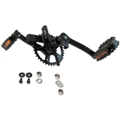 BERG Tretlager mit Kurbelset 140 36Z inkl. Pedale für Pedal-Gokarts