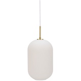 Pauleen Splendid Delight Pendelleuchte max. 20 Watt Weiß, Gold Glas, Metall E27