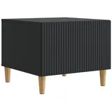vidaXL Couchtisch mit Schubladen Schwarz 49 x 50 x 40 cm Holzwerkstoff