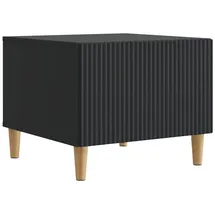vidaXL Couchtisch mit Schubladen Schwarz 49 x 50 x 40 cm Holzwerkstoff