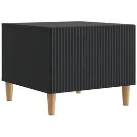 vidaXL Couchtisch mit Schubladen Schwarz 49 x 50 x 40 cm Holzwerkstoff