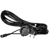 Easyout EO-780803 Strom Verlängerungskabel 16A Schwarz 5.00 m H05VV-F 3G 1,5mm2