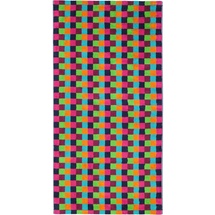CAWÖ Lifestyle Karo 7047 Duschtuch 70 x 140 cm multicolor