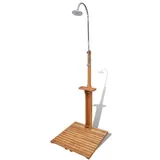 vidaXL Gartendusche Holz, 40857,