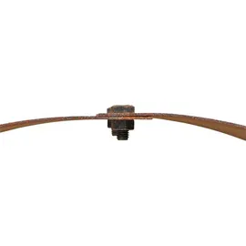 Estexo Hochbeet Pflanzring Edelrost Ø 40 cm Grau