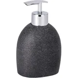 Wenko Seifenspender Puro Anthrazit, ca. 295 ml, Grau, Polyresin anthrazit - grau - Wenko