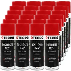 24x TECPO Rostlöser MoS2 Rostschutz Kriechöl... (5,73 € pro 1 l)