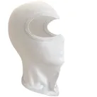 HERMKO Sturmhaube 9000 aus sehr weichem Modal, ideal für Motorrad, Ski, Kart, elastisch weiß