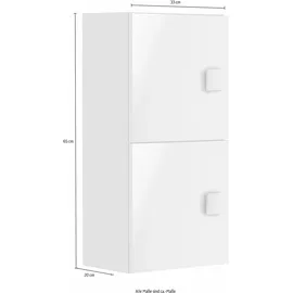 Schildmeyer Oberschrank Quadra Weiß