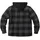 West Coast Choppers Hell Bent Flannel Kapuzenjacke - Charcoal / Black - 3XL
