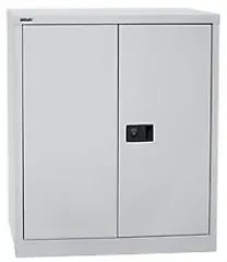 Bisley Universal Schrank Stahl 1 Fachboden abschließbar 914 x 400 x 1.000 mm Hellgrau