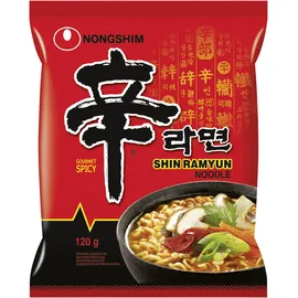 Nongshim - Instantnudeln Shin Ramyun - 6 X 120 GR - Multipack