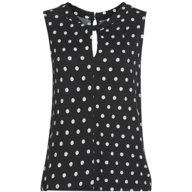 LASCANA Tanktop Schwarz/Weiß 40/42